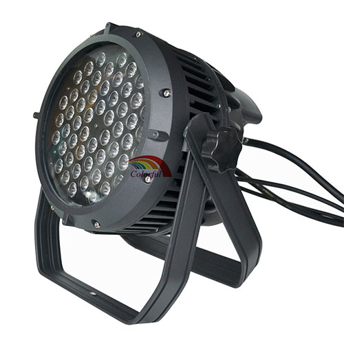 DMX 54x3W IP65 rated Waterproof RGBW LED Outdoor Par Light