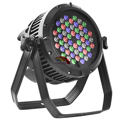 DMX 54x3W IP65 rated Waterproof RGBW LED Outdoor Par Light