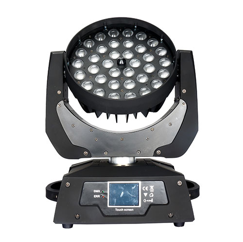 36x18W 6 IN 1 RGBWA UV DMX LED ZOOM Moving Head Wash Light