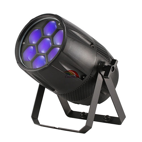 7X40W RGBW 4IN1 Outdoor LED Par with Zoom