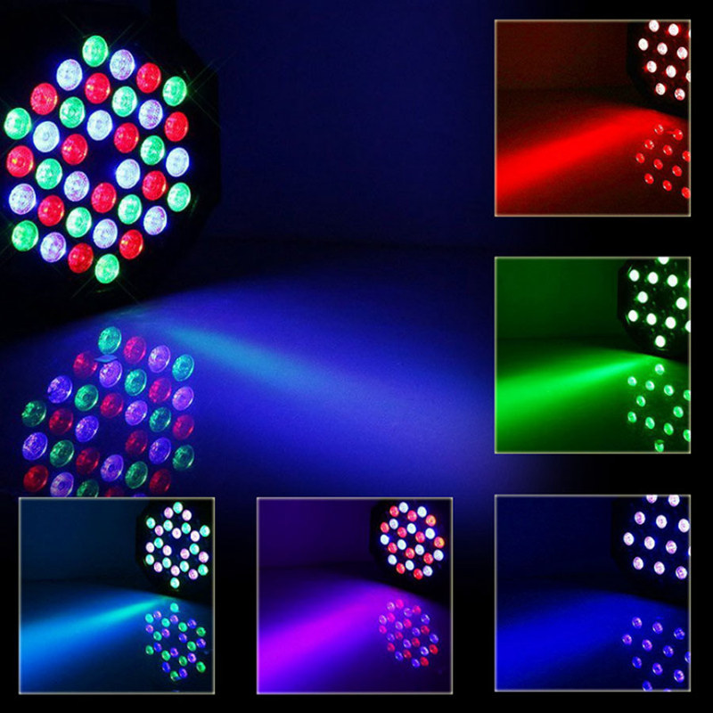 Colorful Stock 36LED 72W RGB LED Par Can Uplight Stage Lights