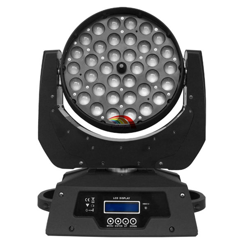 36X10W 4IN1 RGBW Zoom LED Moving Head Wash Light