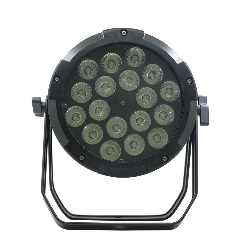 LED Flat Par Waterproof IP65 Outdoor 18x18W RGBWA UV 6in1 Wash Stage light