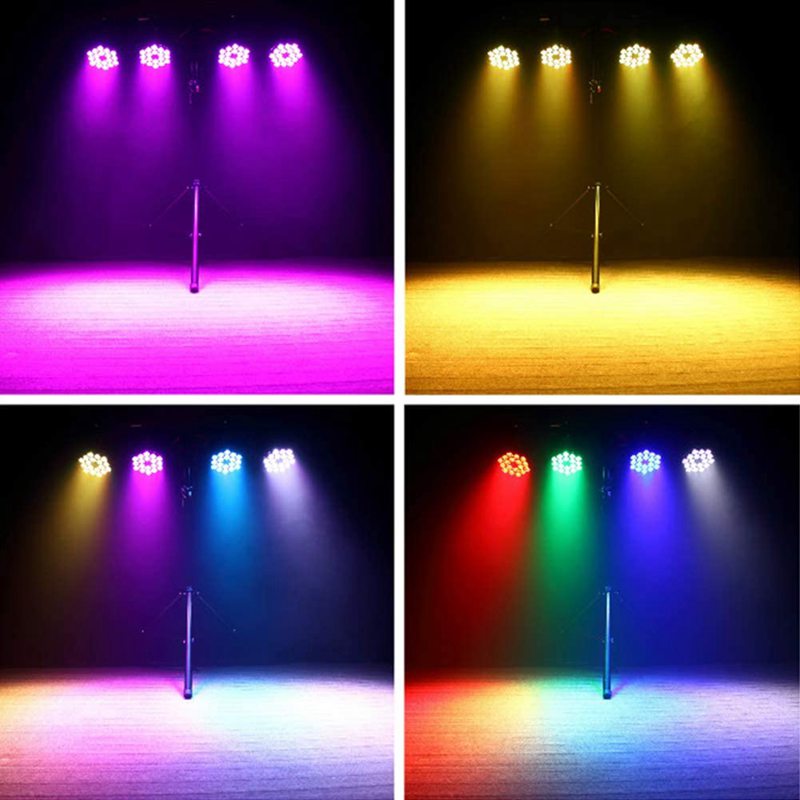 Colorful LED Par Lights 10Wx18 LED Uplight RGBW Stage Lighting