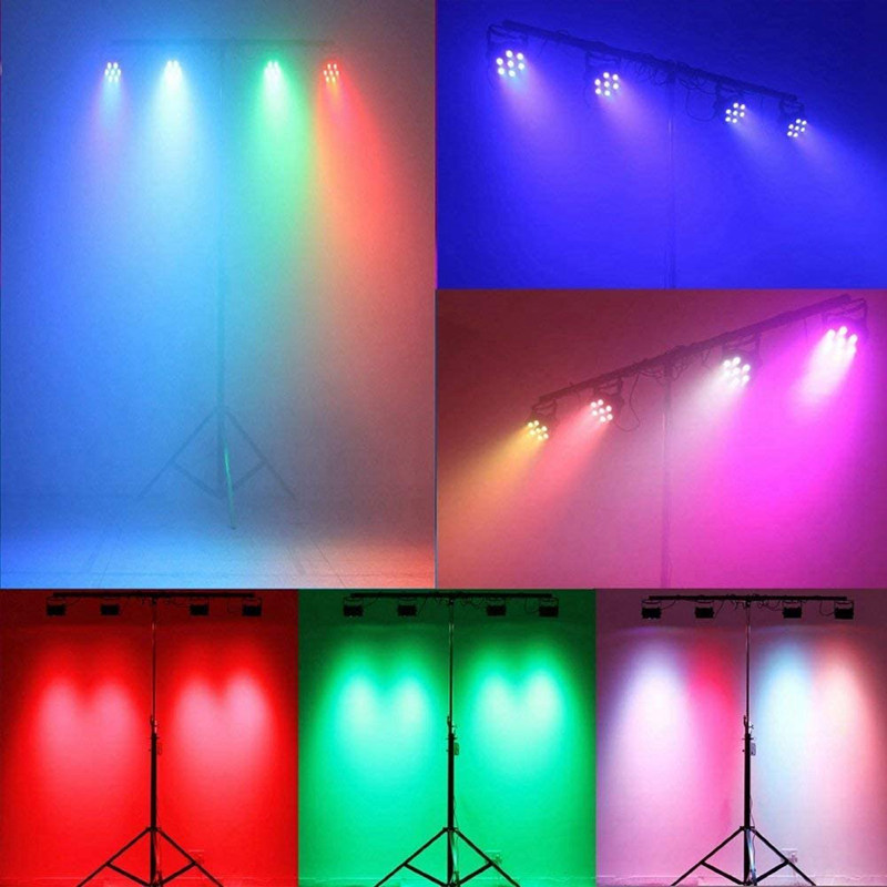 7X10W RGBWA 5IN1 6IN1 MINI Stage LED Color Wash Lights