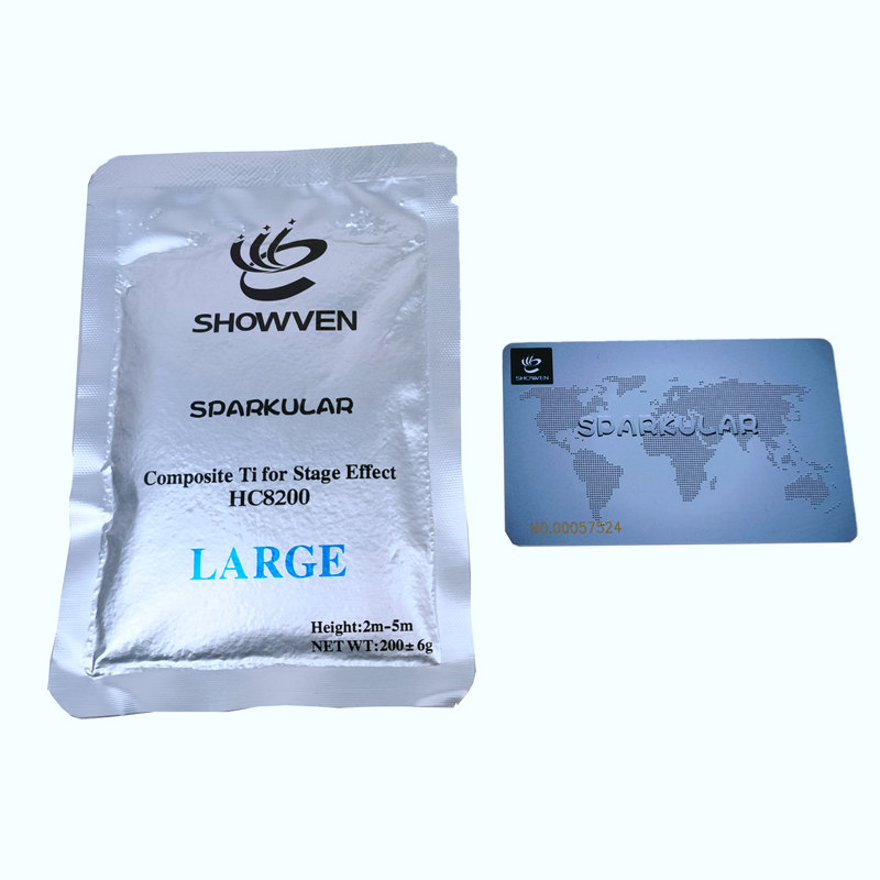 Composite Ti Titanium Cold Pyro Powder For Cold Spark Machine
