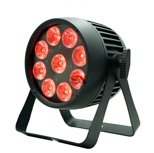 High quality 9x18W LED Par Light Waterproof IP65 DJ Wireless Battery Outdoor Stage Lighting