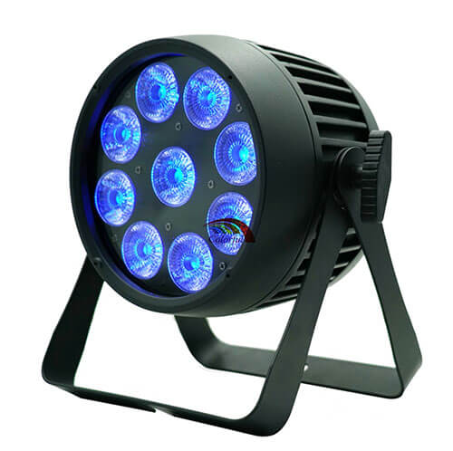 High quality 9x18W LED Par Light Waterproof IP65 DJ Wireless Battery Outdoor Stage Lighting