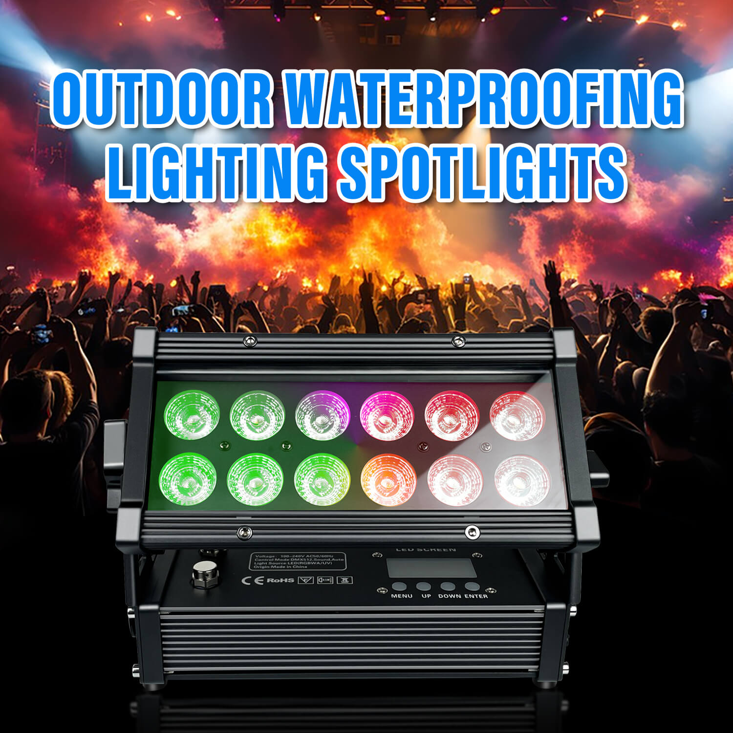 12*15w WATERPOOR WASHING LIGHT   未完