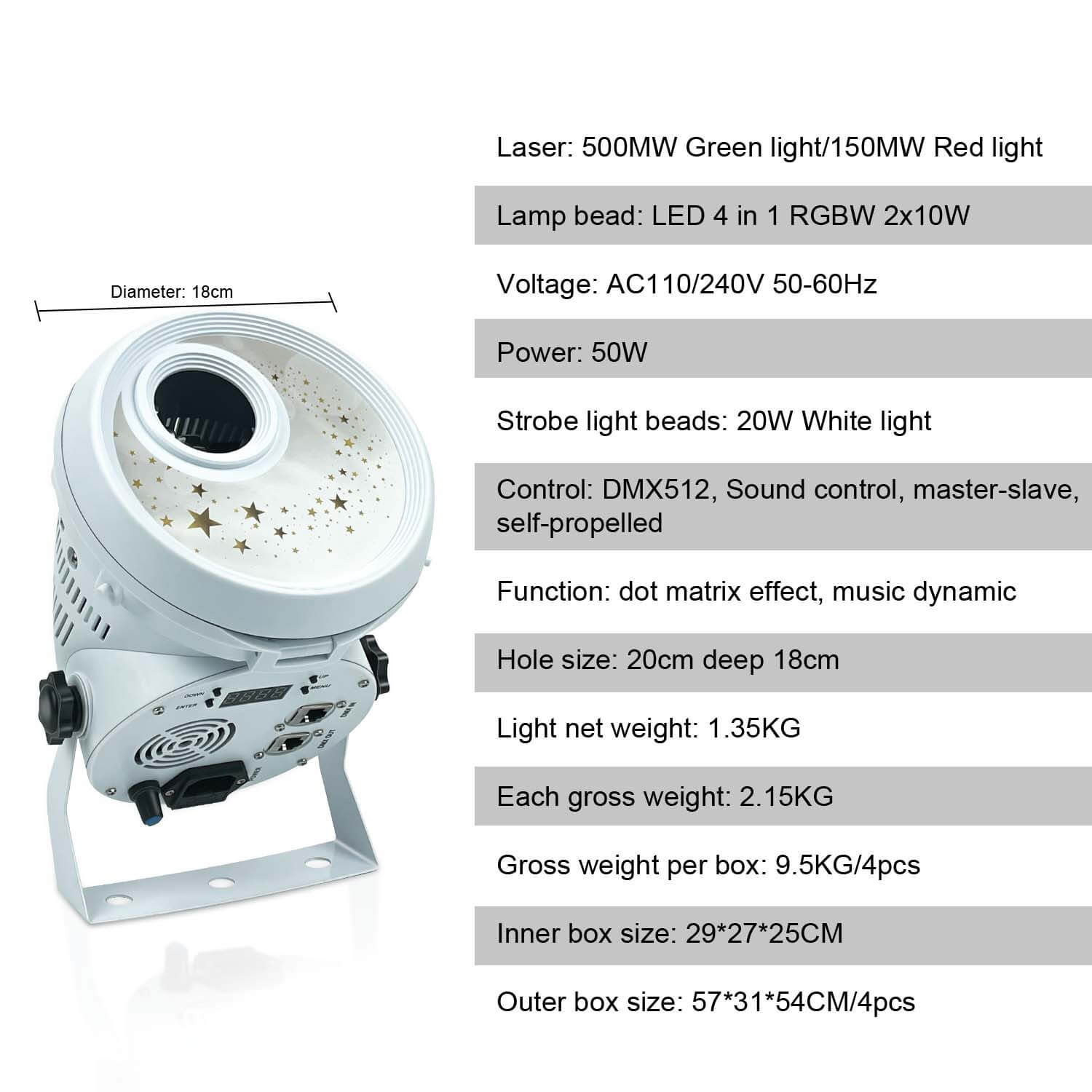 50W laser light