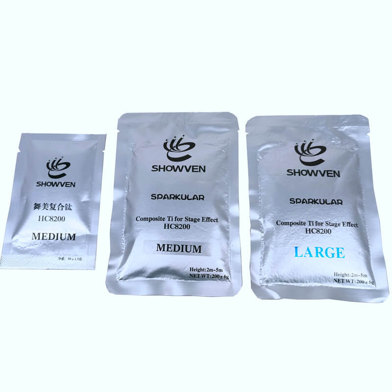 Composite Ti Titanium Cold Pyro Powder For Cold Spark Machine