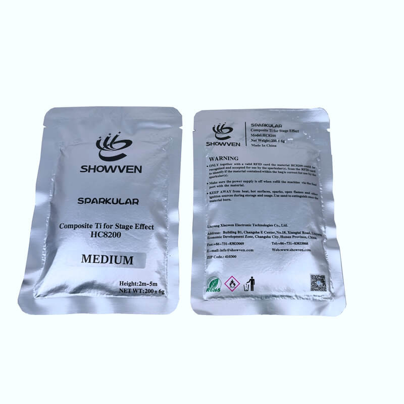 Composite Ti Titanium Cold Pyro Powder For Cold Spark Machine