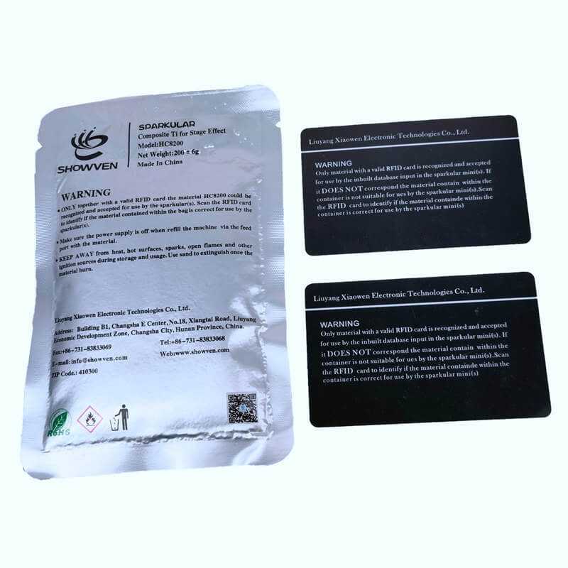 Composite Ti Titanium Cold Pyro Powder For Cold Spark Machine