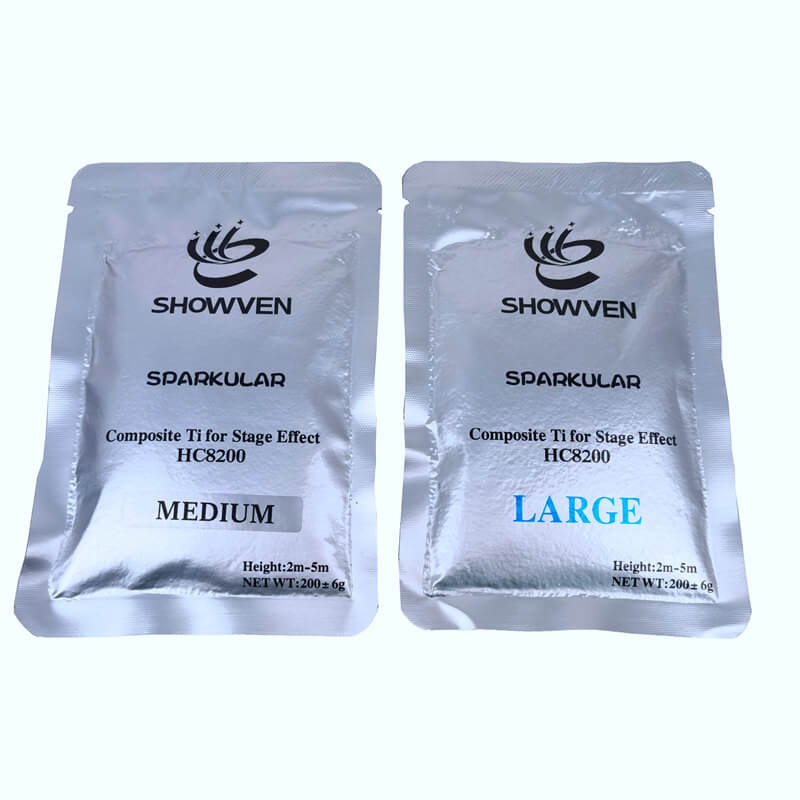 Composite Ti Titanium Cold Pyro Powder For Cold Spark Machine