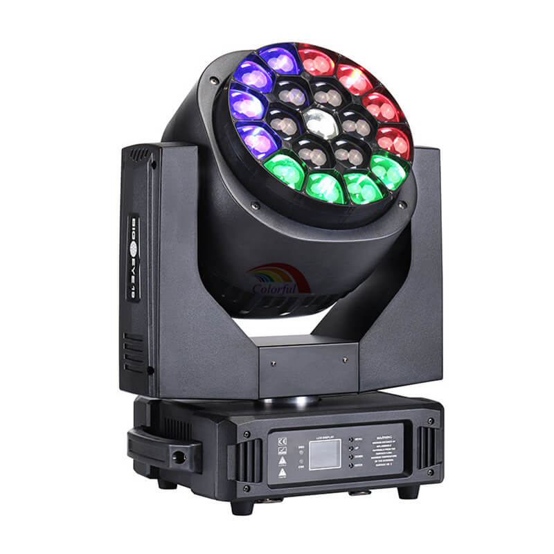 19*15W RGBW 4IN1 Zoom Bee Eye LED Moving Head Light