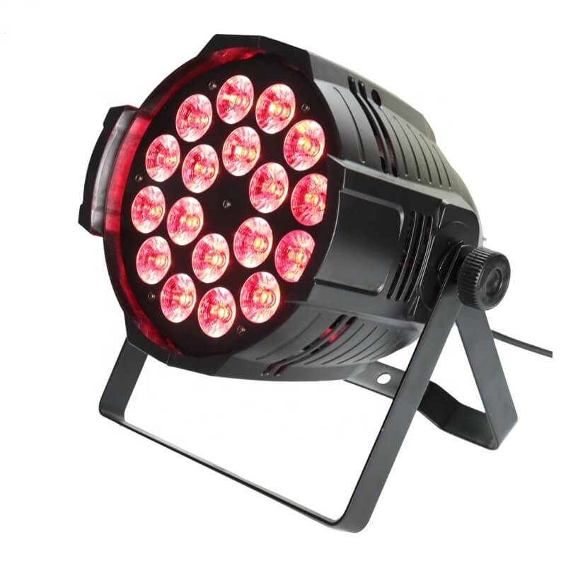 CE List 18 x 18W RGBWA UV 6in1 LED Par Light for Indoor