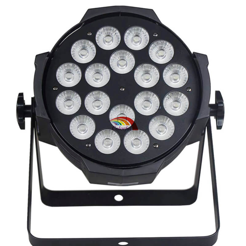 CE List 18 x 18W RGBWA UV 6in1 LED Par Light for Indoor