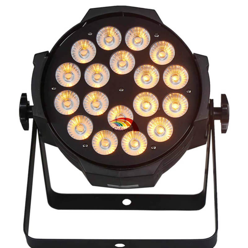 CE List 18 x 18W RGBWA UV 6in1 LED Par Light for Indoor