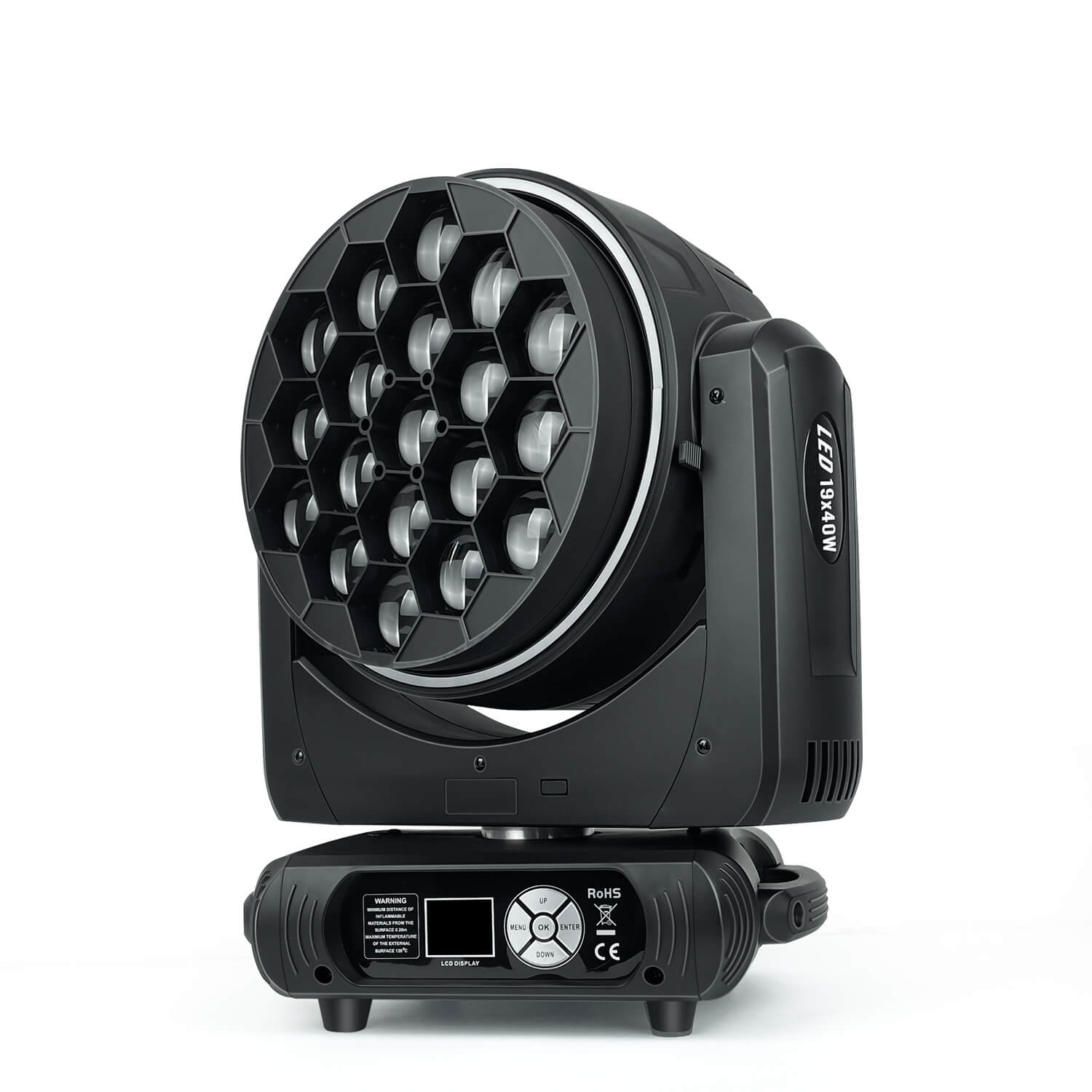 19x40W RGBW 4in1 LED BEAM ZOOM WASH Moving Head Light