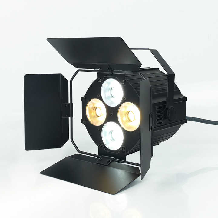 4 Eye 4X30W Cob Par Light Warm Cool White 2In1 120W Cob Led Par Light Face Profile Spotlight For Stage Wedding Studio