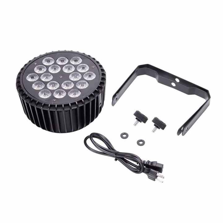 Hot Selling Products Recommended By Customers 18x18W RGBWA UV 6IN1 LED Flat Par Light For Stage