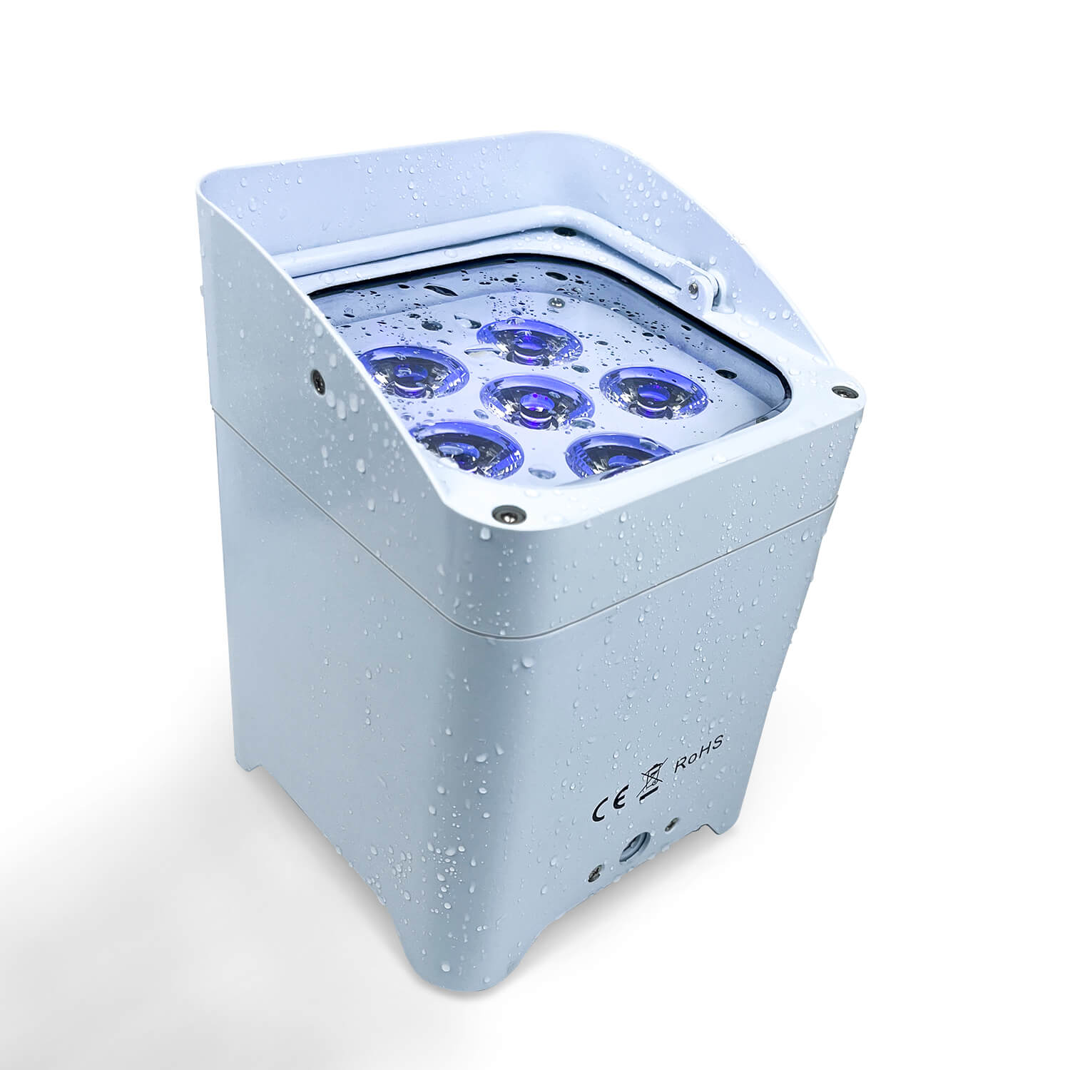 6x18W Outdoor Battery Powered and Wireless LED Flat Par Light