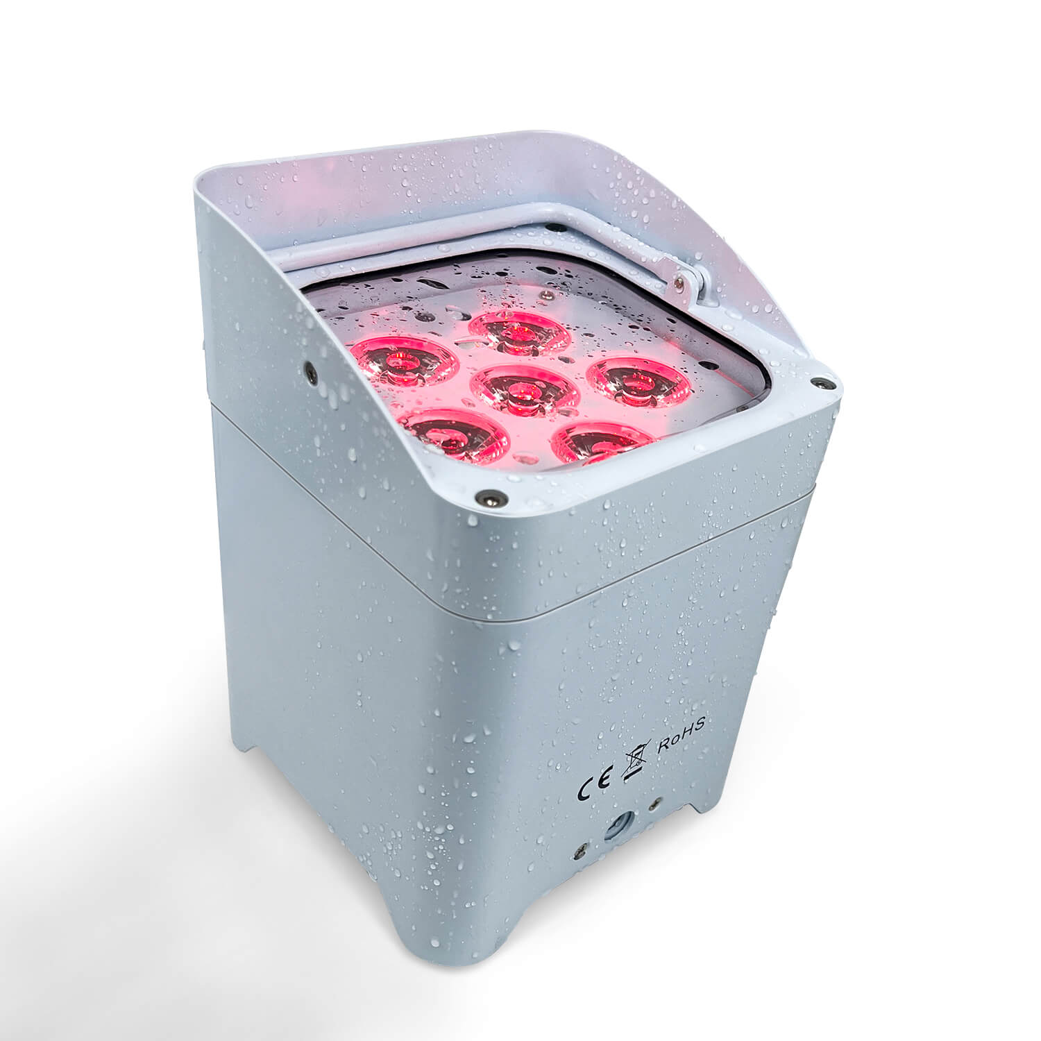 6x18W Outdoor Battery Powered and Wireless LED Flat Par Light